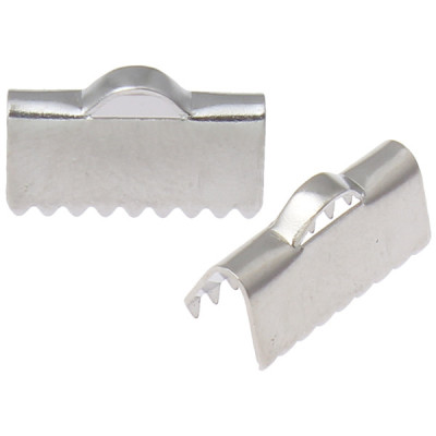 Stainless Steel Ribbon Crimp 13mm