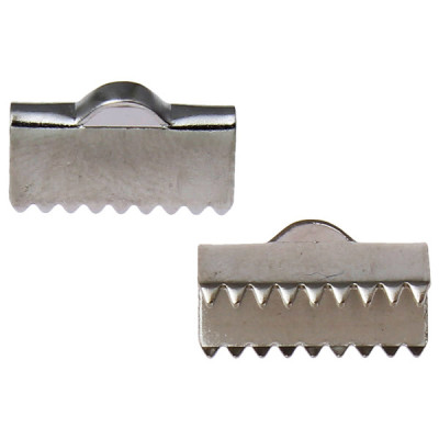 Stainless Steel Ribbon Crimp 13mm