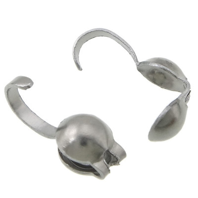 Stainless steel bead tips medium size 3mm