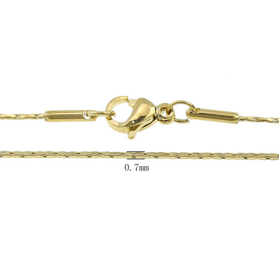 Boston chain 0,70mm of surgical steel length 46cm