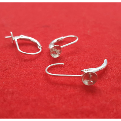 Mechanical earrings with bowl AG 925