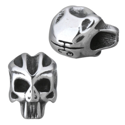 Bead skull made of surgical steel