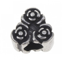 Bead with a large draw-through