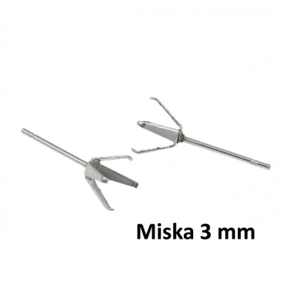 puseta čtyřramenná s miskou 3mm