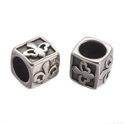 Bead with a large draw-through