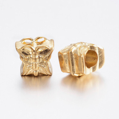 Korálek motýlek zlacený