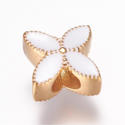 korálek kytička zlatá galvanizace