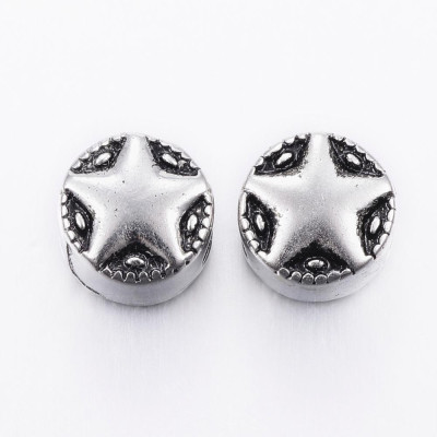 Bead star of surgical steel
