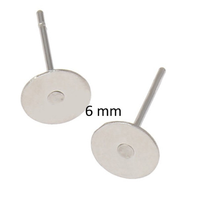 SUSPENS with flat 6mm, surgical steel