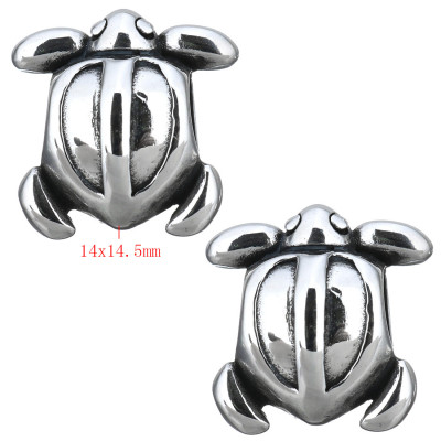 Bead turtle from surgical steel