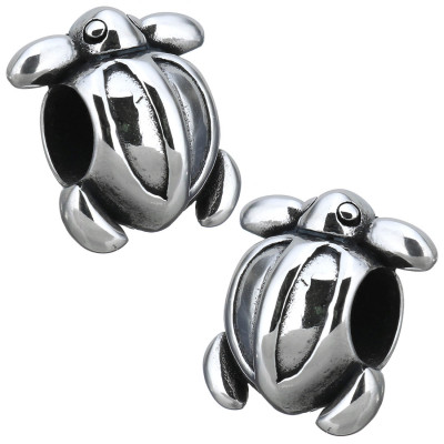 Bead turtle from surgical steel