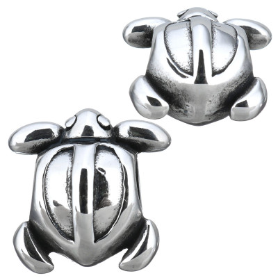 Bead turtle from surgical steel