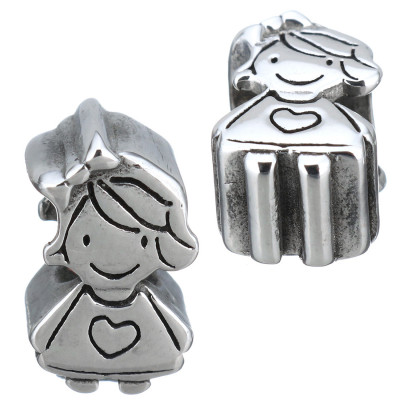 Little surgical steel bead girl