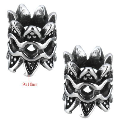 Surgical steel large bead