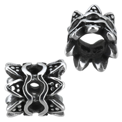 Surgical steel large bead