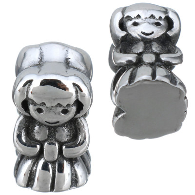 Little surgical steel bead little girl