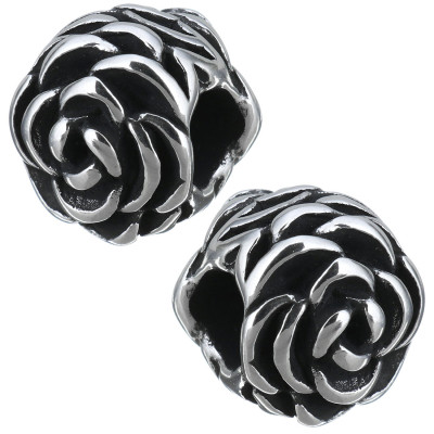 Surgical steel large bead
