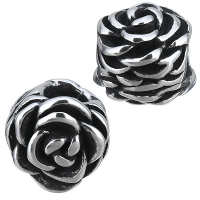 Surgical steel large bead