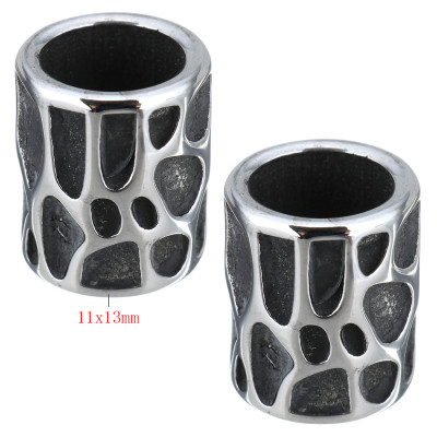 Bead with a large draw-through