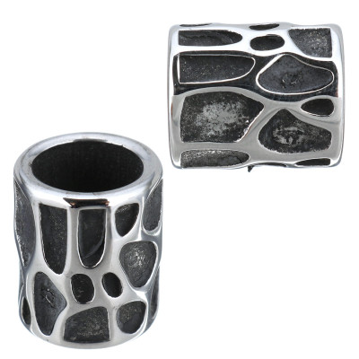 Bead with a large draw-through