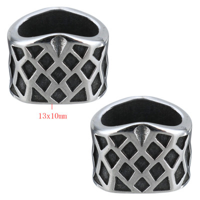 Bead with a large draw-through