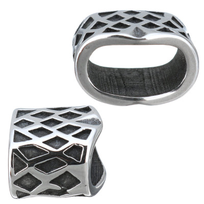 Bead with a large draw-through