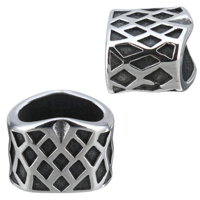 Korálek OVÁLEK s velkým průvlekem