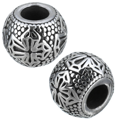 Surgical steel large bead