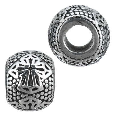 Surgical steel large bead