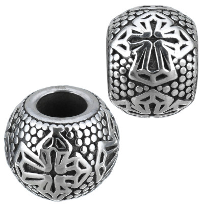 Surgical steel large bead