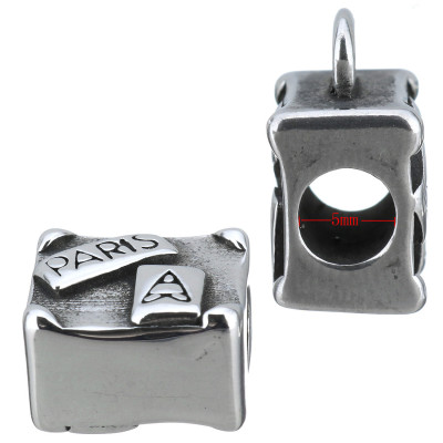 Bead suitcase made of surgical steel