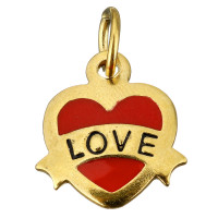 Heart with LOVE inscription in two color variants
Material: surgical steel
Dimensions: 15 x 16 x 1.5mm
Pendant is delivered in two color variants:
1: no electroplating
2: in gold plating