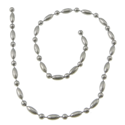 Surgical steel 2.5mm ball chain