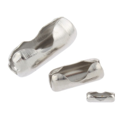 Spojovací díl pro kuličkovou řetízkovinu zámeček 13 x 6mm chirurgická ocel