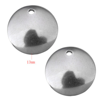 Stainless steel pendant 13 x 2mm