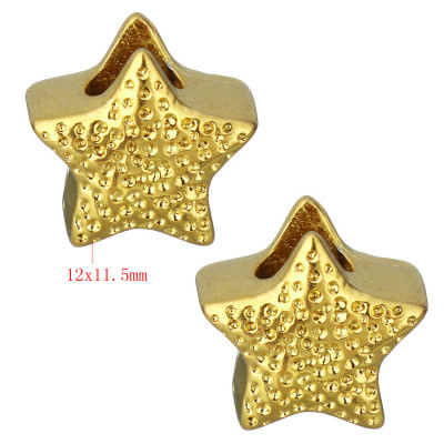 Bead star in dbou color surgical steel