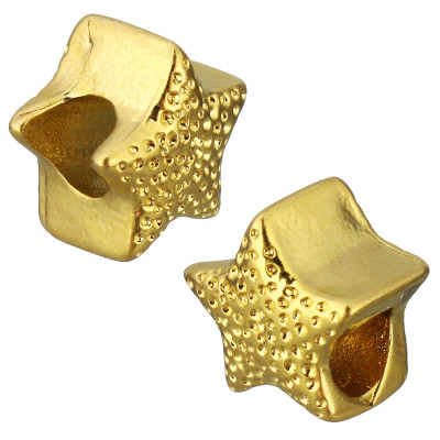 Bead star in dbou color surgical steel