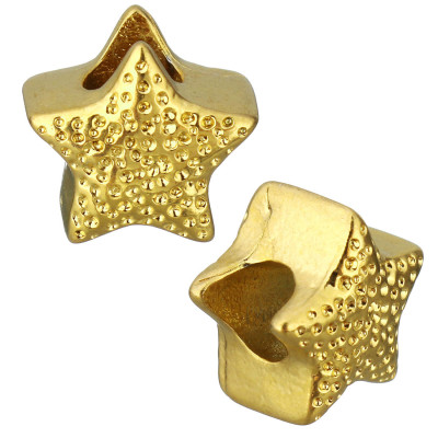 Bead star in dbou color surgical steel