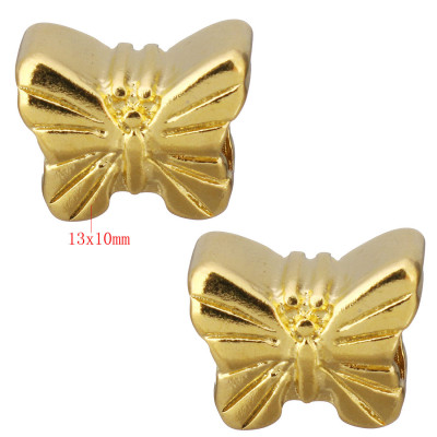 Bead bow tie in two color variants of surgical steel