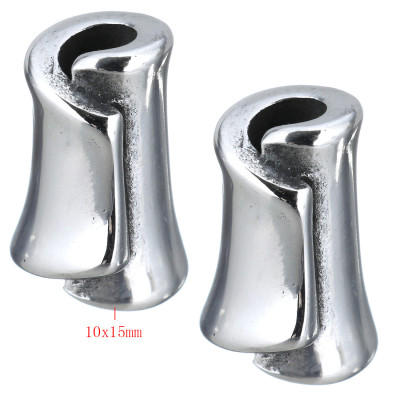 Small surgical steel bead