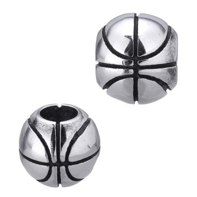 Bead with simple surgical steel ornament