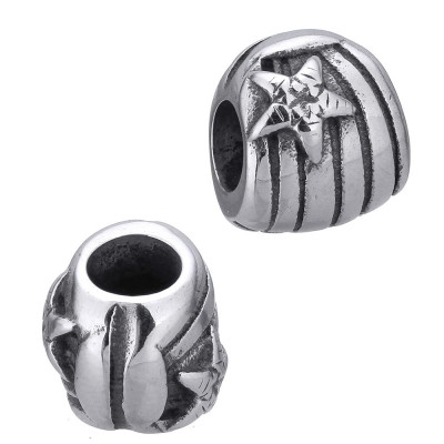 Bead judge's jersey of surgical steel