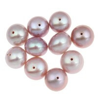 Half-drilled freshwater pearls