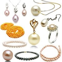 Jewelry made of pearls
