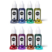 Paints, pigments and glitters